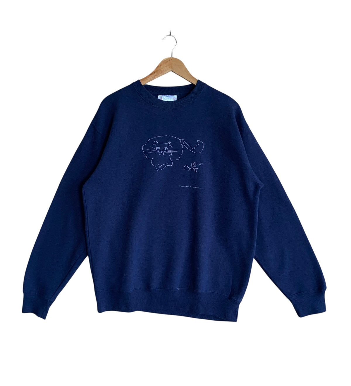Vintage Vintage Yoko John Lennon Sweatshirt 2000s Size US M / EU 48-50 / 2 - 1 Thumbnail