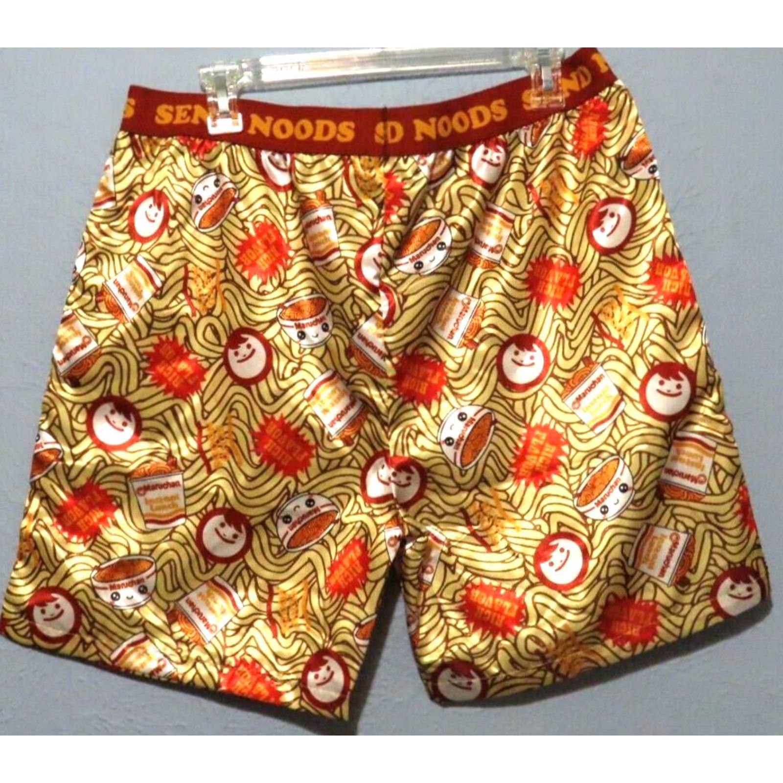 Vintage Maruchan Instant Lunch Sleep Pajama Shorts Men's L NWOT Size US 33 - 5 Thumbnail