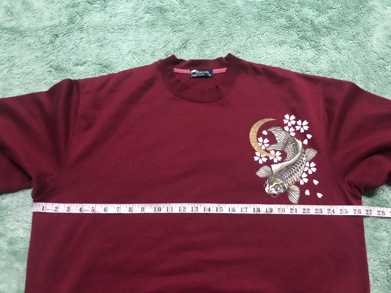 Japanese Brand JAPANESE SUKAJAN KOI FISH SAKURA CREWNECK SWEATSHIRT Size US XL / EU 56 / 4 - 18 Thumbnail