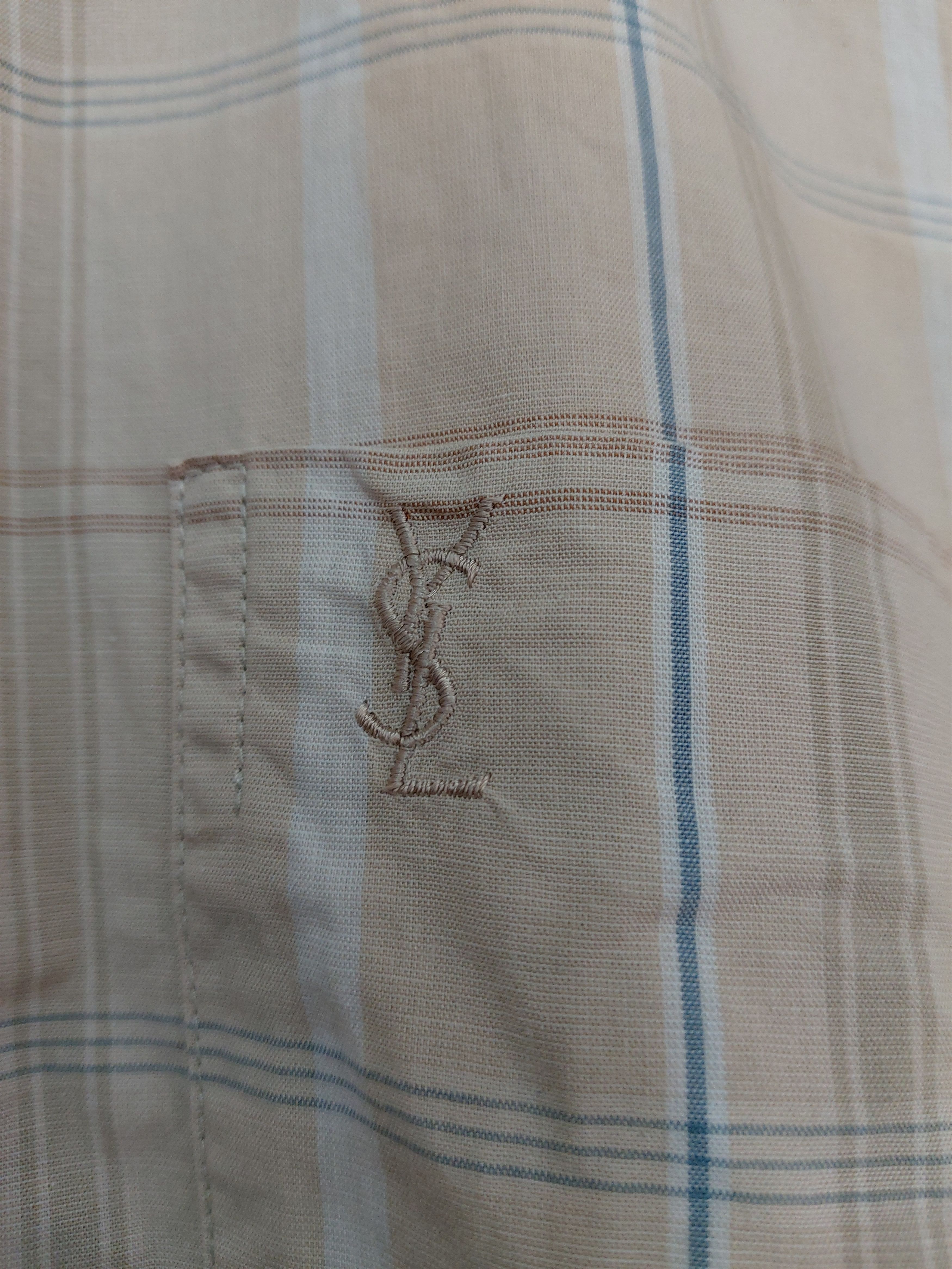 Yves Saint Laurent YVES SAINT LAURENT 2002 BUTTON UP SHIRT Size US XL / EU 56 / 4 - 2 Thumbnail