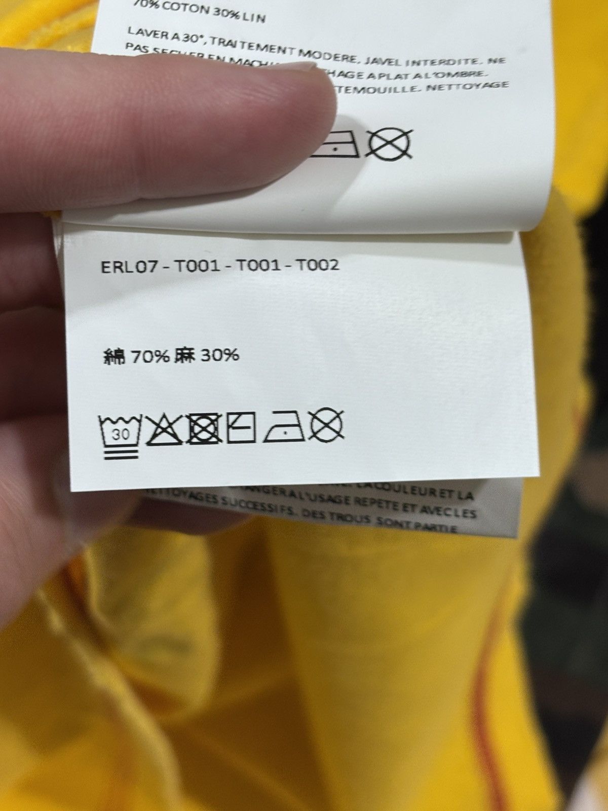 ERL ERL Venice Yellow Tee Size US XXL / EU 58 / 5 - 10 Thumbnail