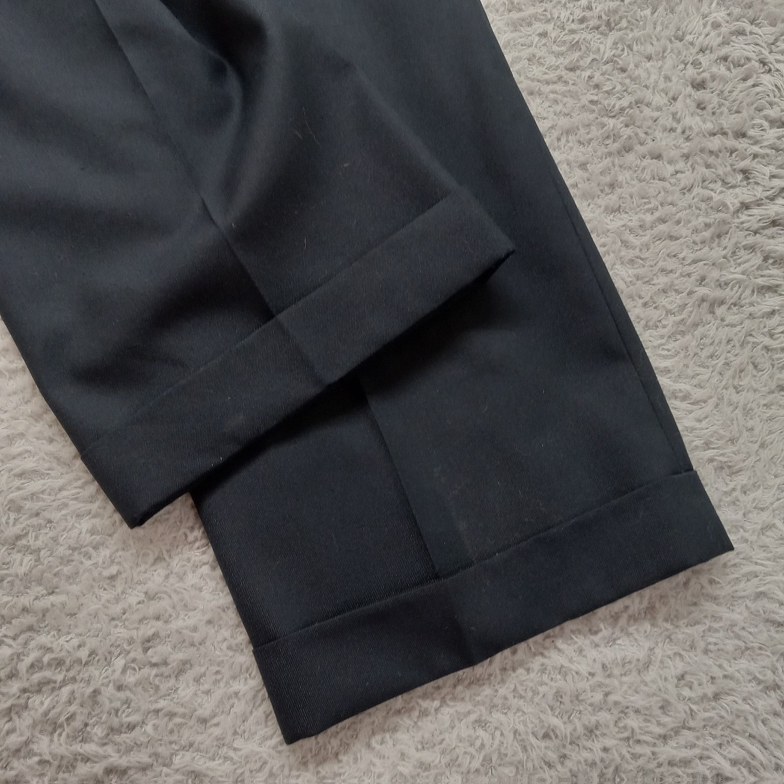 Lauren Ralph Lauren Lauren Ralph Lauren Dress Pants 34 X 30 Mens Navy Pleat Cuff Size US 34 / EU 50 - 3 Thumbnail
