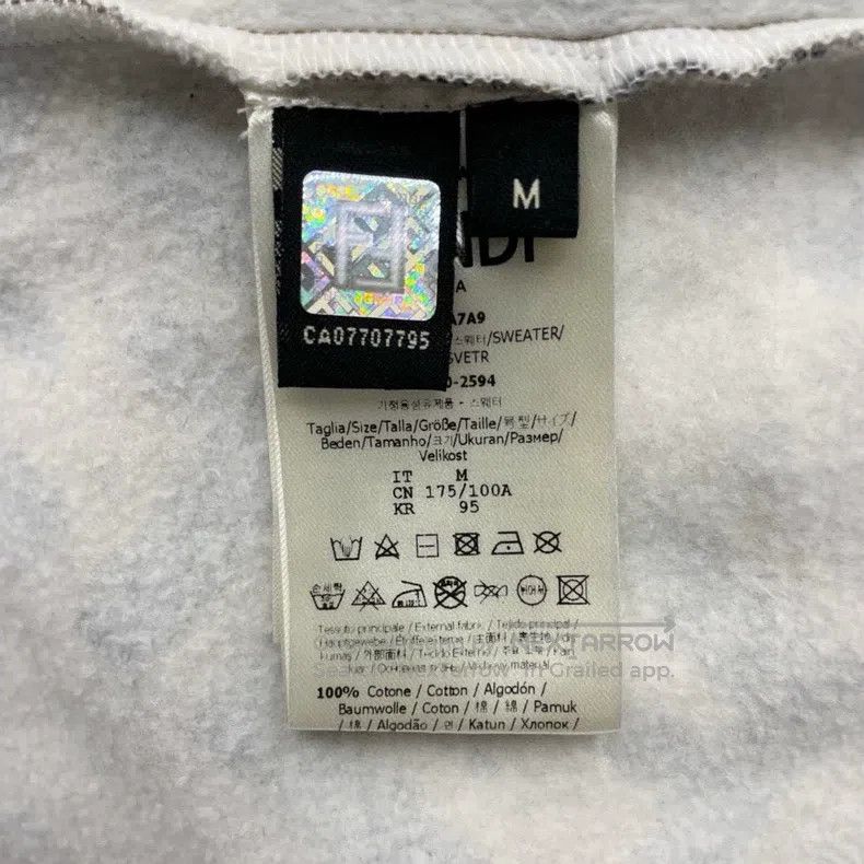 Fendi Fendi Double F Full Print Logo Classic Sweatshirt Size US M / EU 48-50 / 2 - 5 Thumbnail