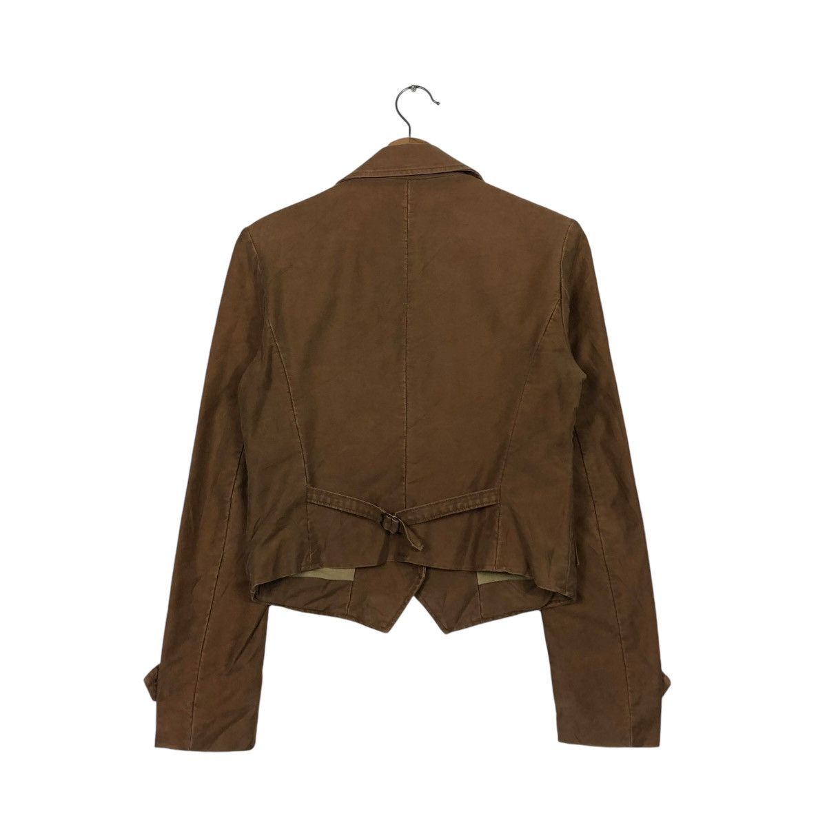 Polo Ralph Lauren × Ralph Lauren × Vintage 🔥VINTAGE CROPPED CHORE BIKER JACKET RALPH LAUREN DUCK CANVAS Size M / US 6-8 / IT 42-44 - 9 Thumbnail