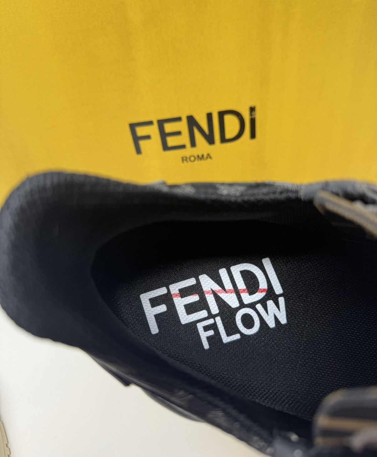 Fendi Fendi Flow Slip On Sneaker (Grey) Size US 9 / EU 42 - 7 Thumbnail
