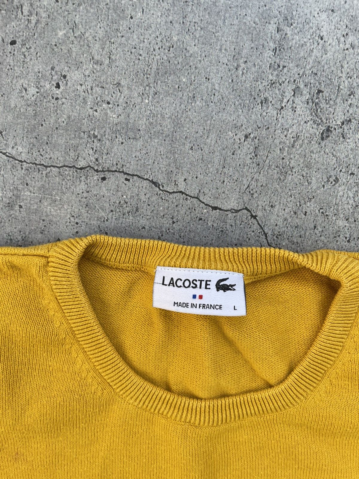 Lacoste × Vintage Lacoste vintage sweater striped long sleeve sweatshirt Size US L / EU 52-54 / 3 - 3 Thumbnail
