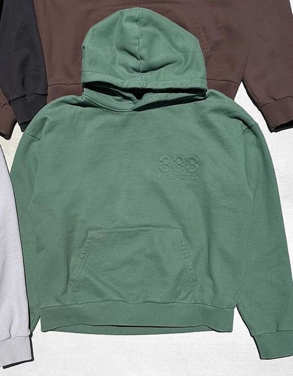 Half Evil Half Evil Embossed Heavyweight Logo Hoodie Size US XL / EU 56 / 4 - 3 Thumbnail