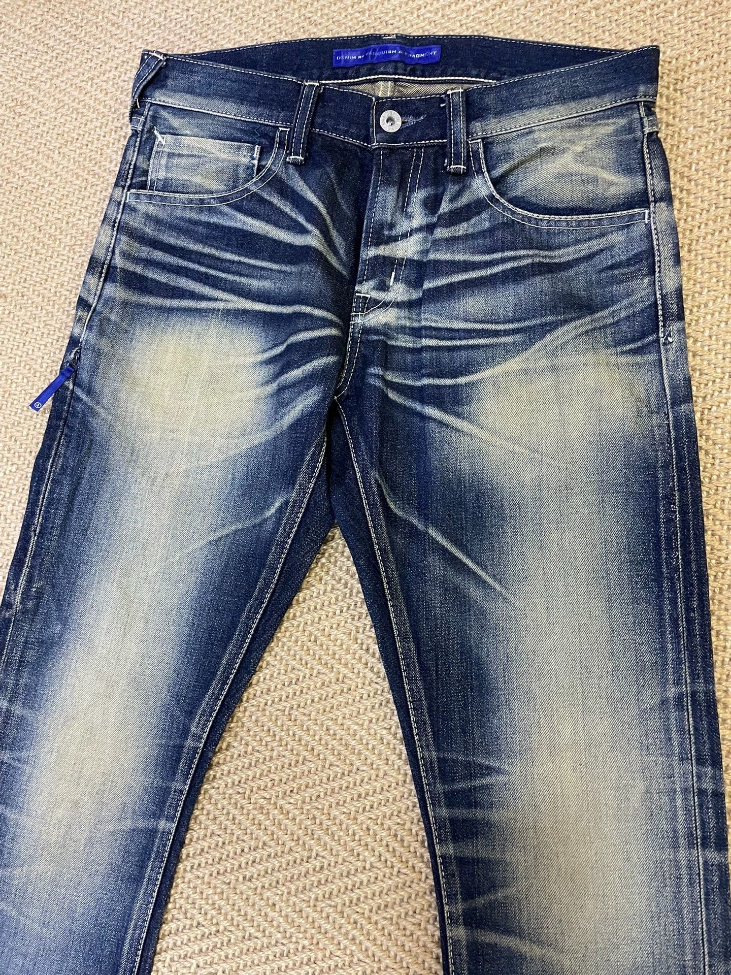 Vanquish VANQUISH & FRAGMENT Mud Wash Lightning Slim Jeans W30 Size US 30 / EU 46 - 3 Thumbnail