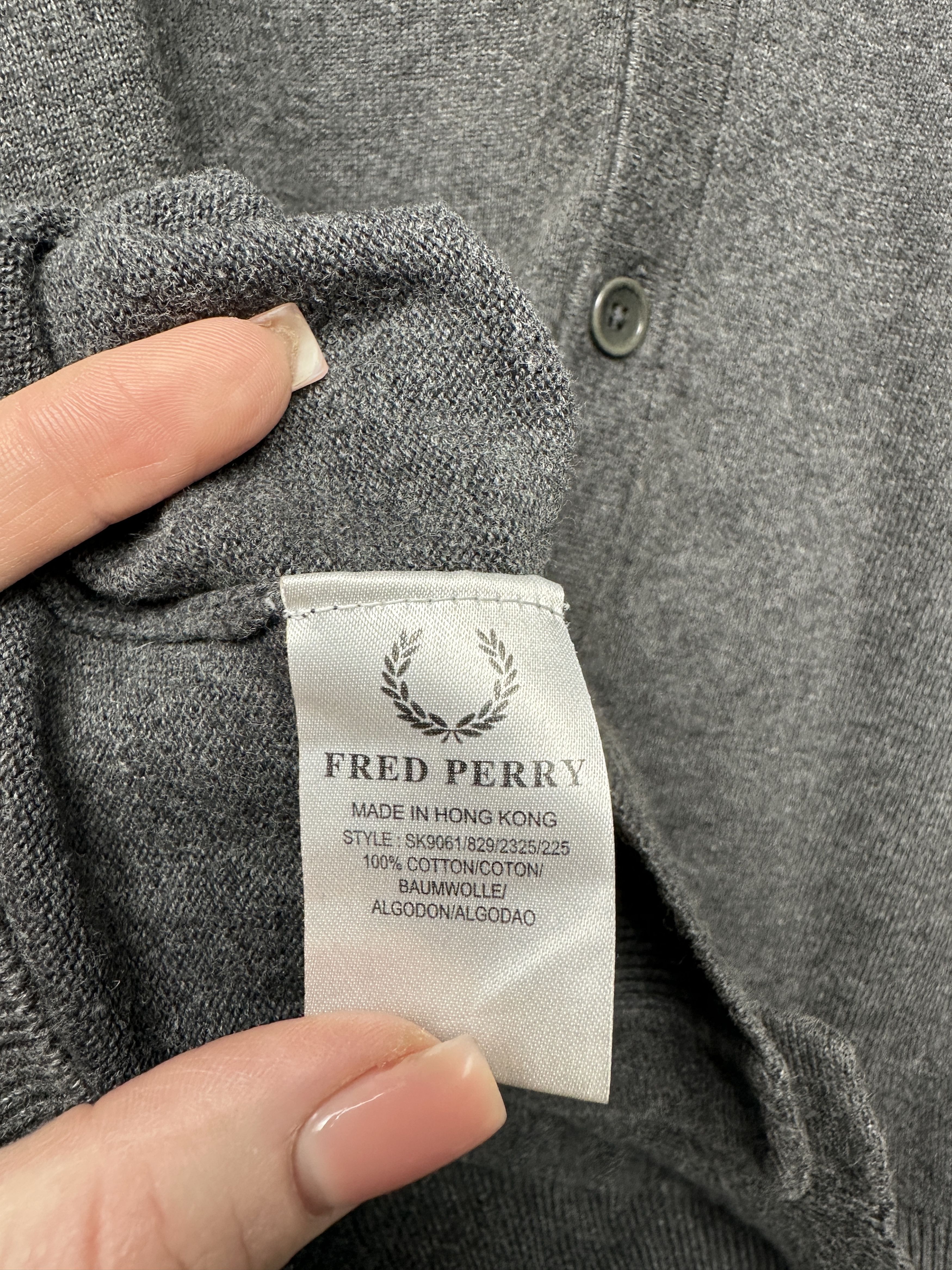 Fred Perry Fred Perry Vintage Mens Cardigan Sweater Jumper Size US M / EU 48-50 / 2 - 5 Thumbnail