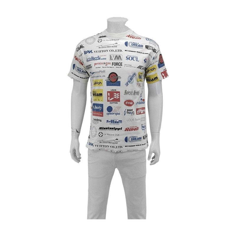 Louis Vuitton Louis Vuitton Summer White Graphic T-Shirt 0089 Size US XS / EU 42 / 0 - 1 Thumbnail