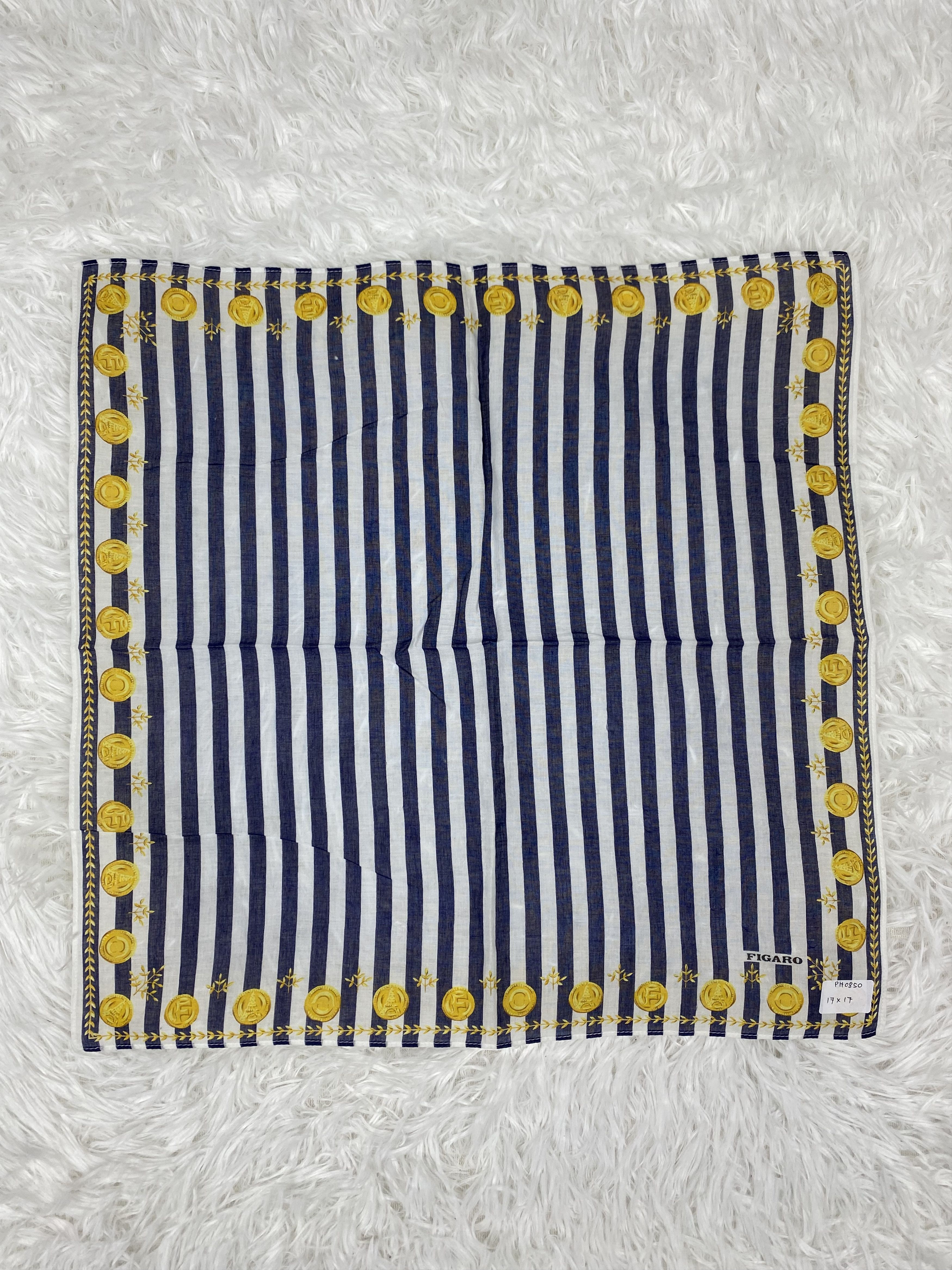 Vintage Vintage Figaro Handkerchief Neckerchief PH0850 Size ONE SIZE - 3 Thumbnail