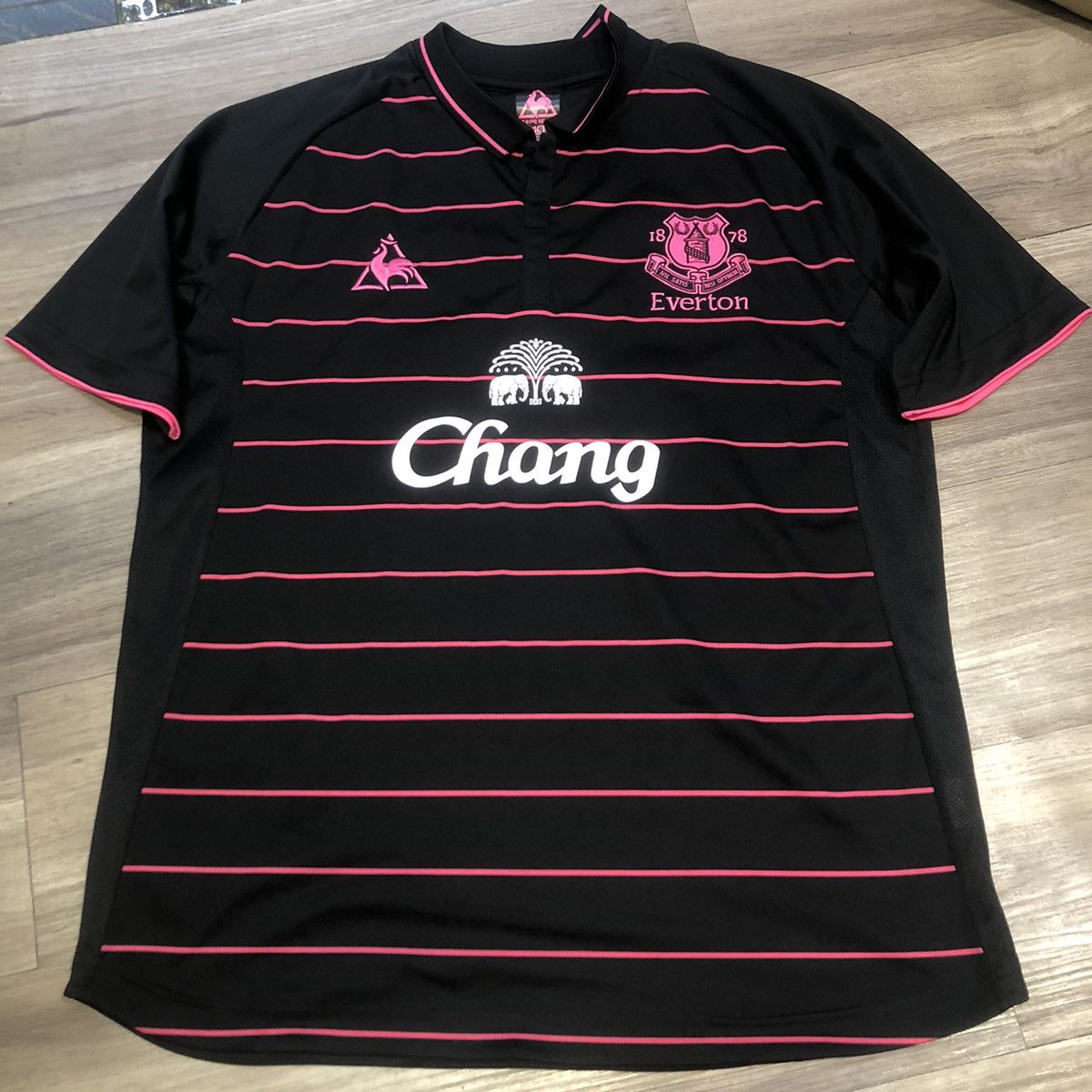 Everton 09/10 blackpink away jersey