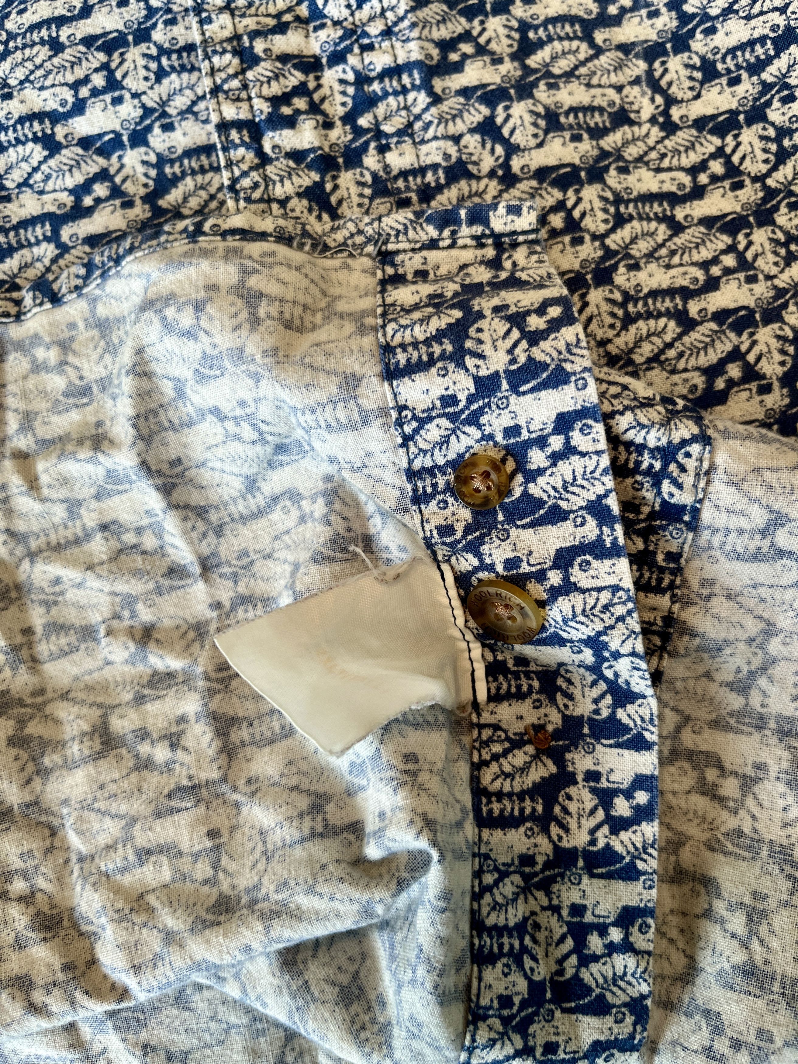 Woolrich Woolen Mills Woolrich Vintage SUV & Monstera Leaf Print Shirt 2XL Size US XXL / EU 58 / 5 - 8 Thumbnail