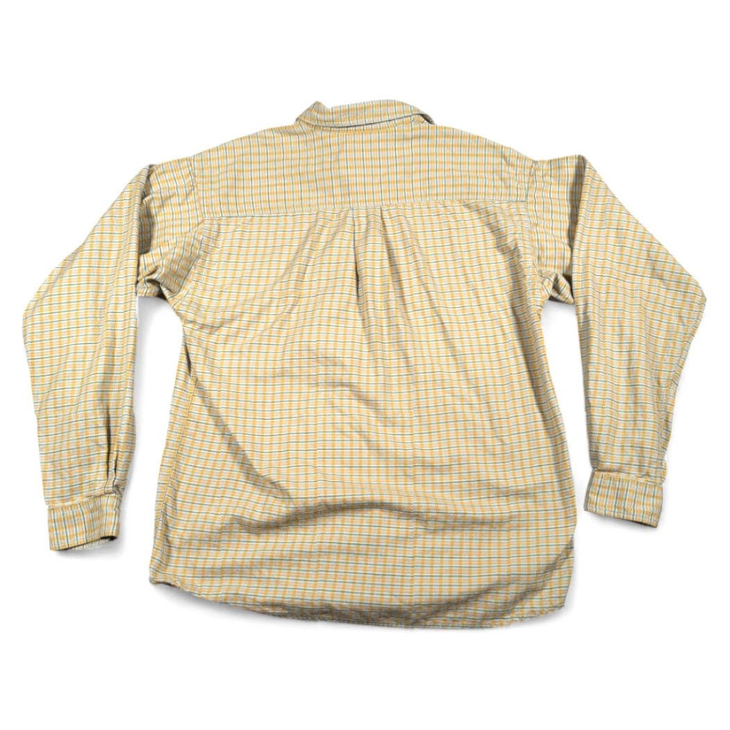 Patagonia Patagonia Shirt Womens MEDIUM Yellow Plaid Organic Cotton Outdoor 90s Vintage Button-Up Long Sleeve Casual Size M / US 6-8 / IT 42-44 - 3 Thumbnail