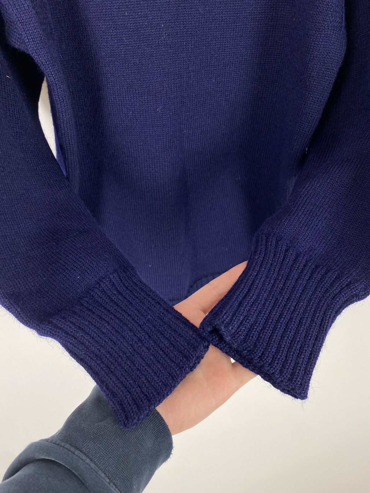 Vintage 70s 80s Vintage Wool Guernsey Channel Fisherman Sweater Size US S / EU 44-46 / 1 - 4 Thumbnail