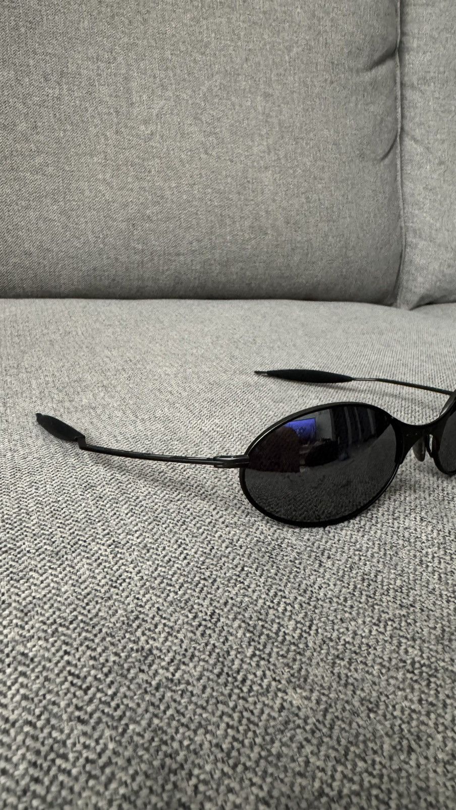 Oakley 90’s Vintage Oakley E Wire Gen 1 Steel Gray Sunglasses Size ONE SIZE - 5 Thumbnail
