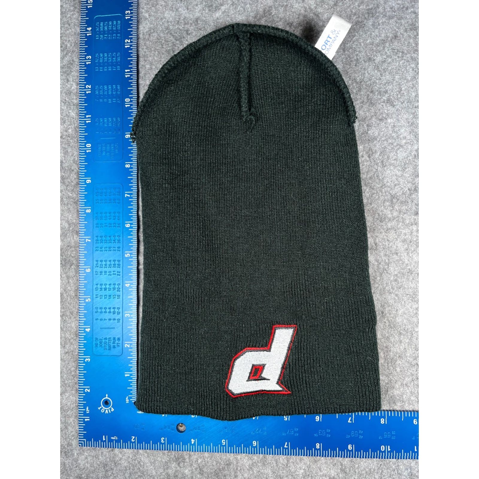 Port & Company P Logo Beanie Port & Company Knit Hat Adult One Size Green Embroidered Logo 100% Acrylic Mens Beanie Size ONE SIZE - 5 Thumbnail