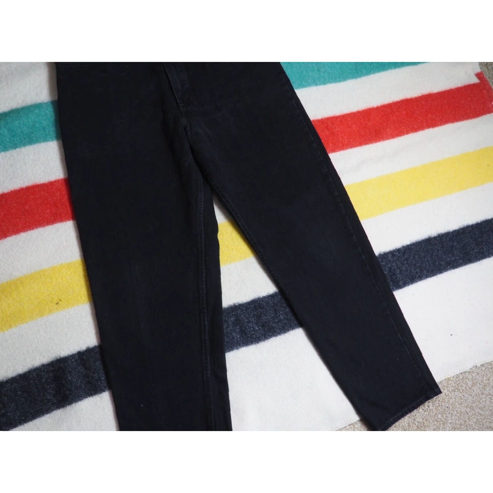 Levi's VINTAGE Levi's 550 Relaxed Black Denim Jeans 38x32 Mens USA Made 90s Grunge Jeans Pants Men Size US 38 / EU 54 - 6 Thumbnail