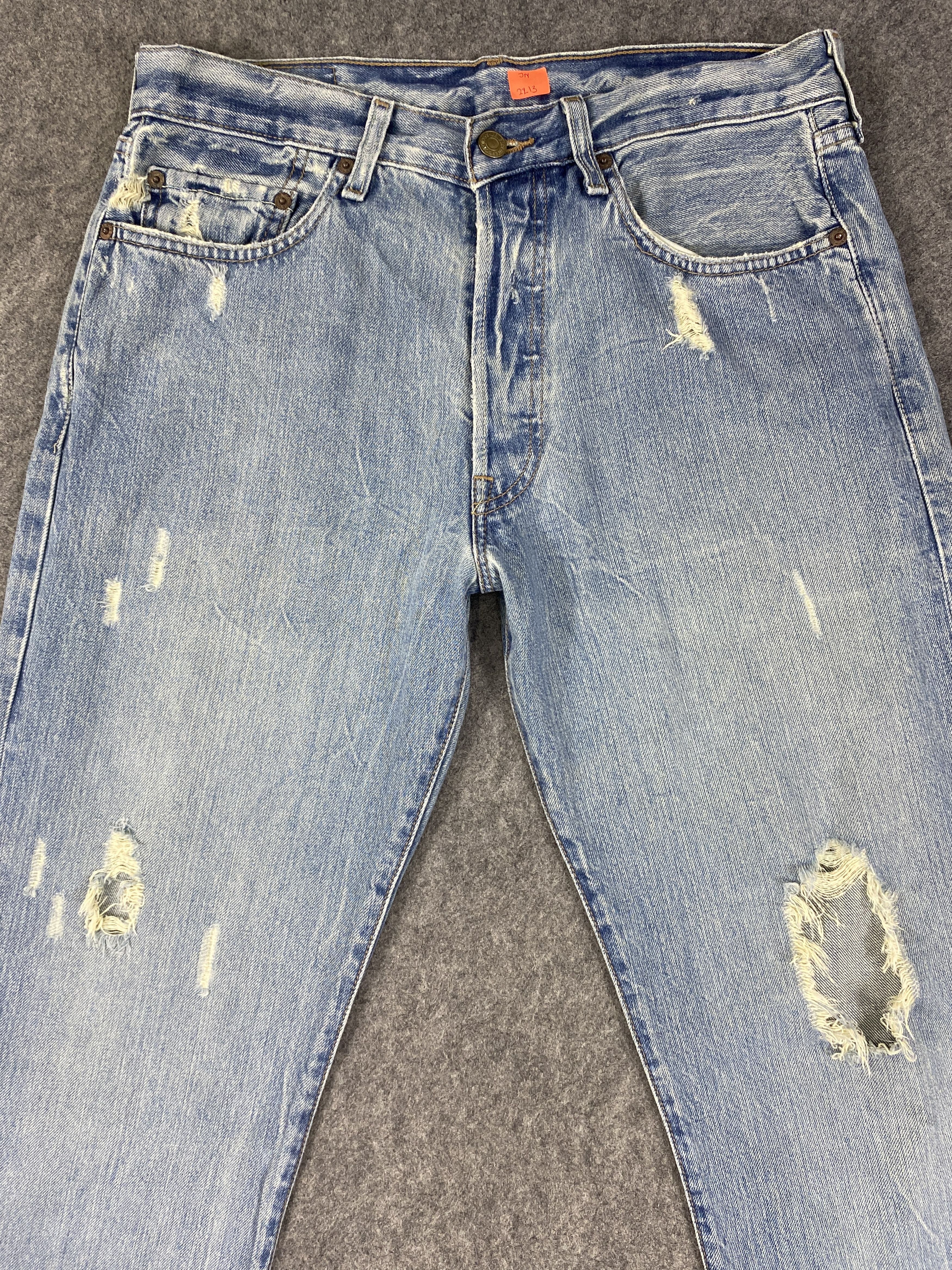 Levi's Distressed Blue Vintage Levi's 501 Jeans 32x34 Denim -JN2213 Size US 32 / EU 48 - 3 Thumbnail