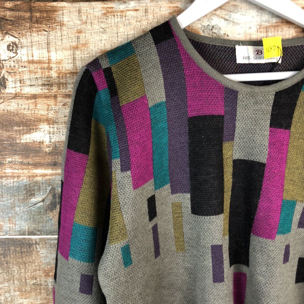 Japanese Brand DL Bel Shepree vintage art Gray Knitwear sweatshirt #C473 Size M / US 6-8 / IT 42-44 - 9 Thumbnail