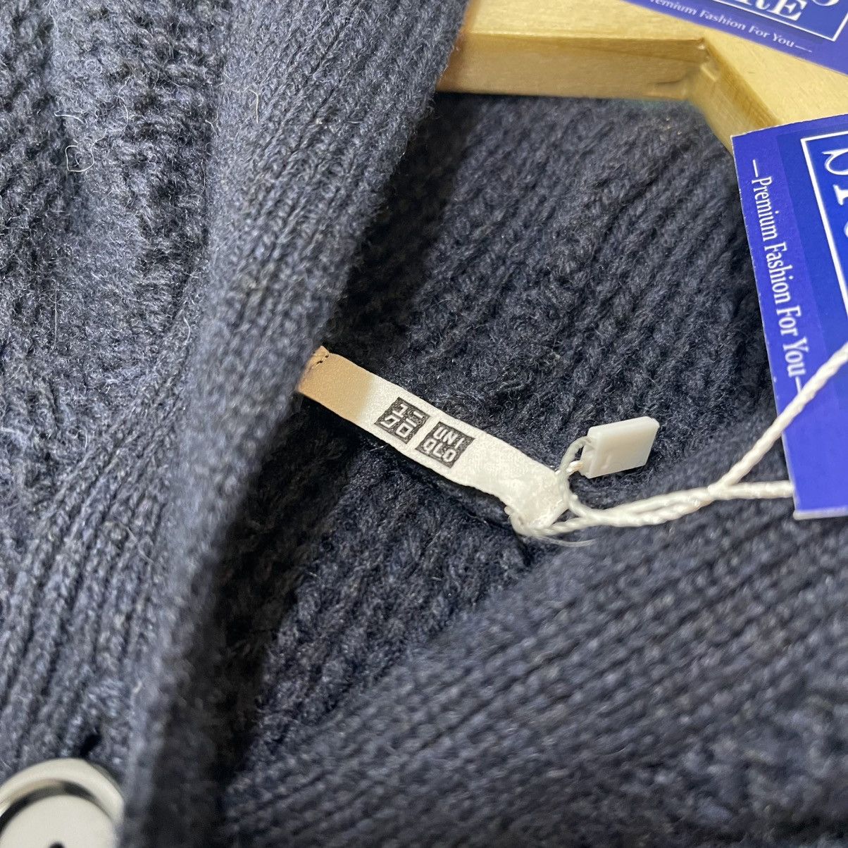 Uniqlo Uniqlo Navy Long Cardigan With Hooded Size M / US 6-8 / IT 42-44 - 5 Thumbnail