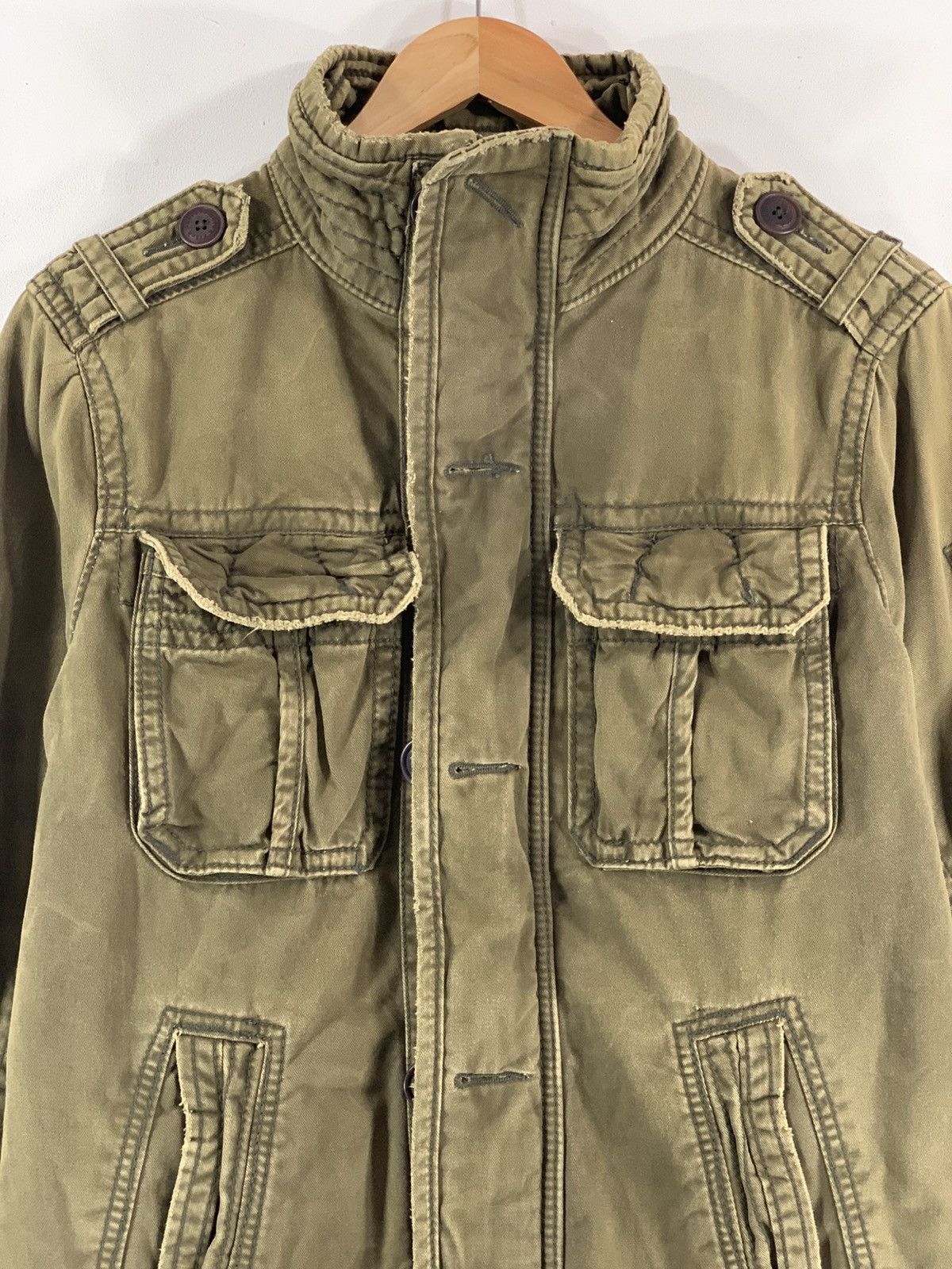 Other Vintage Abercrombie & Fitch Military Jacket Size US S / EU 44-46 / 1 - 3 Thumbnail