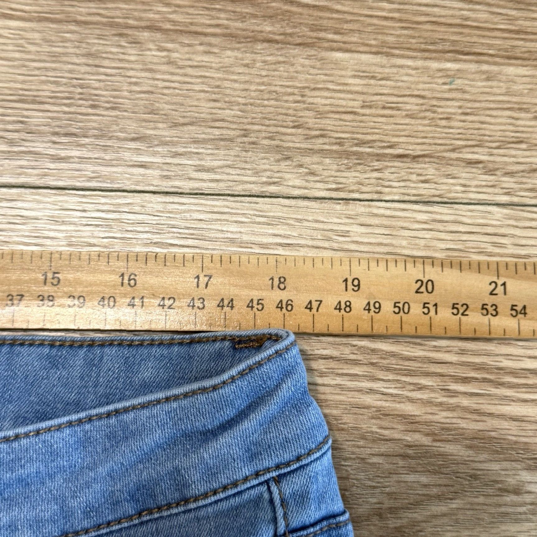 Vintage VINTAGE Time and Tru Womens Jeans Flared 18 High Rise Stretch Cotton Blend Blue 29in Inseam Size 40" / US 18 - 4 Thumbnail