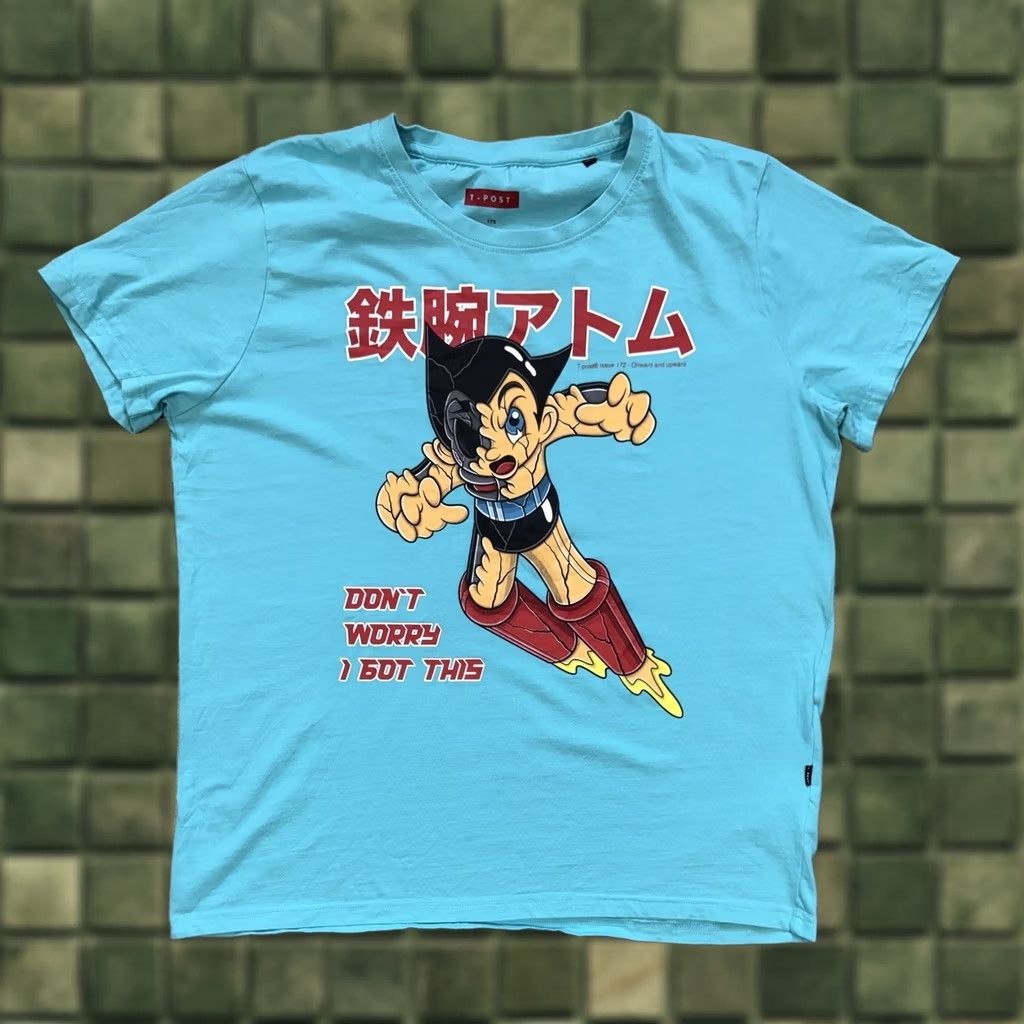 Vintage VINTAGE? Astro Boy Onward And Upward Blue T-shirt Men’s 2XL Limited Edition Shirt Mens XXL Blue Astro Boy T-Post #172 Size US XXL / EU 58 / 5 - 1 Thumbnail