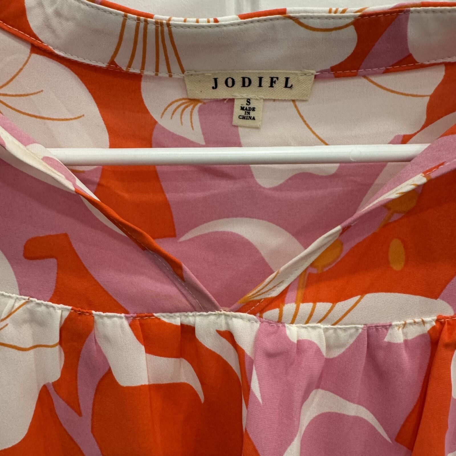 Other JODIFL Women's Floral Print Polyester Blouse, Size Small Size S / US 4 / IT 40 - 2 Thumbnail