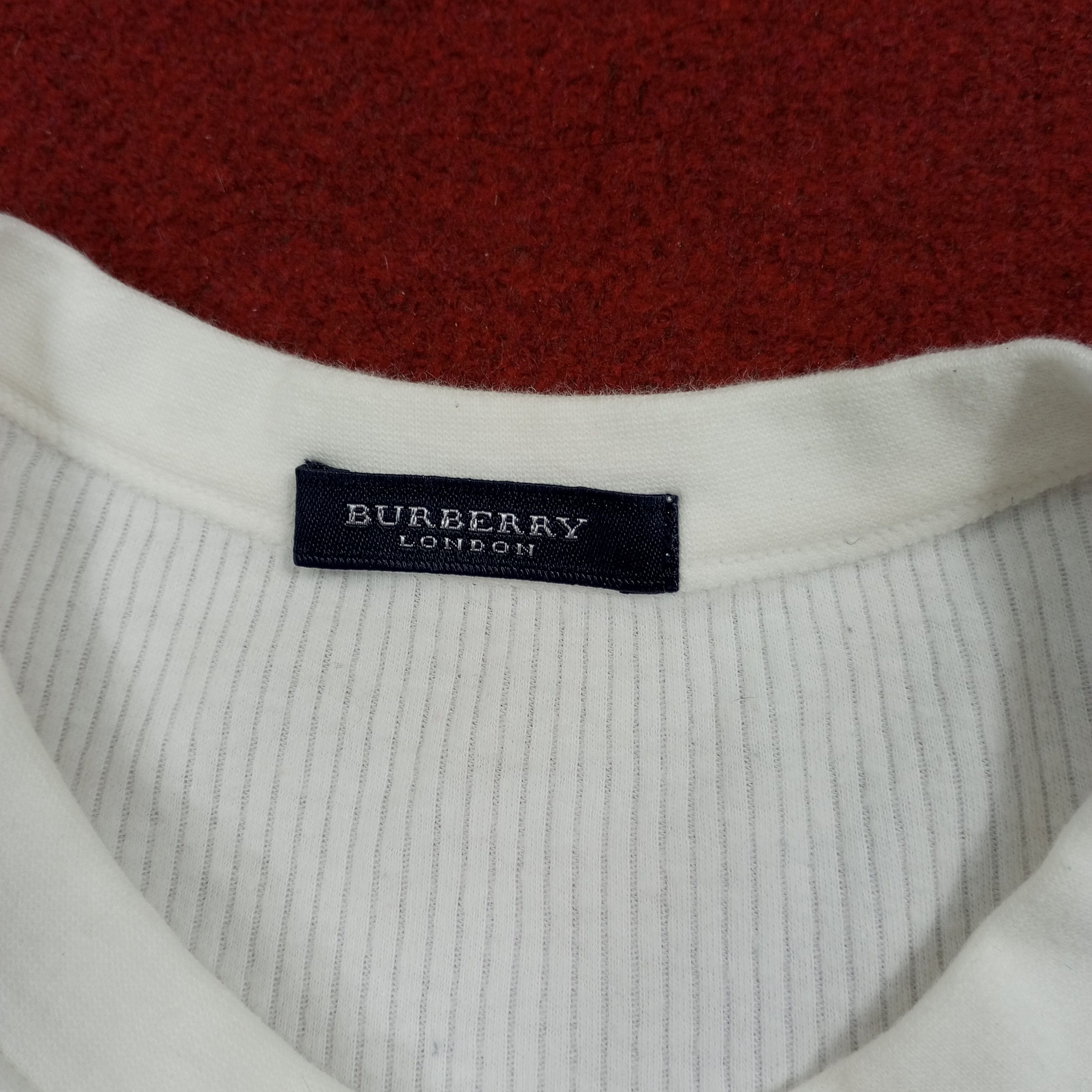 Burberry × Vintage Burberry London Fashion Brand Custom Art Long Sleeve Tshirt Size US L / EU 52-54 / 3 - 6 Thumbnail