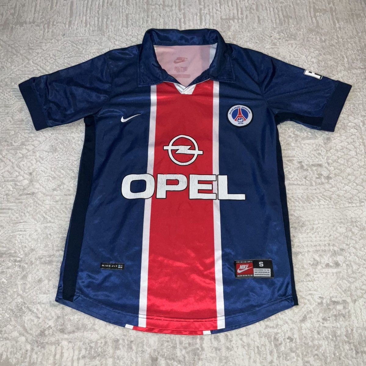 Nike Nike PSG Vintage OPEL RAI Jersey Size US S / EU 44-46 / 1 - 1 Thumbnail