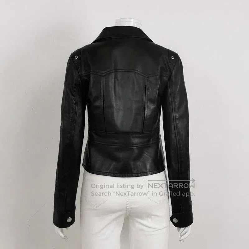 Louis Vuitton Louis Vuitton Black Leather Long Sleeve Jacket. Size US S / EU 44-46 / 1 - 2 Thumbnail