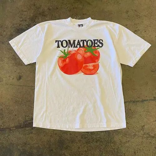 Other Tomato pattern retro casual all-match tee Size US M / EU 48-50 / 2 - 7 Thumbnail