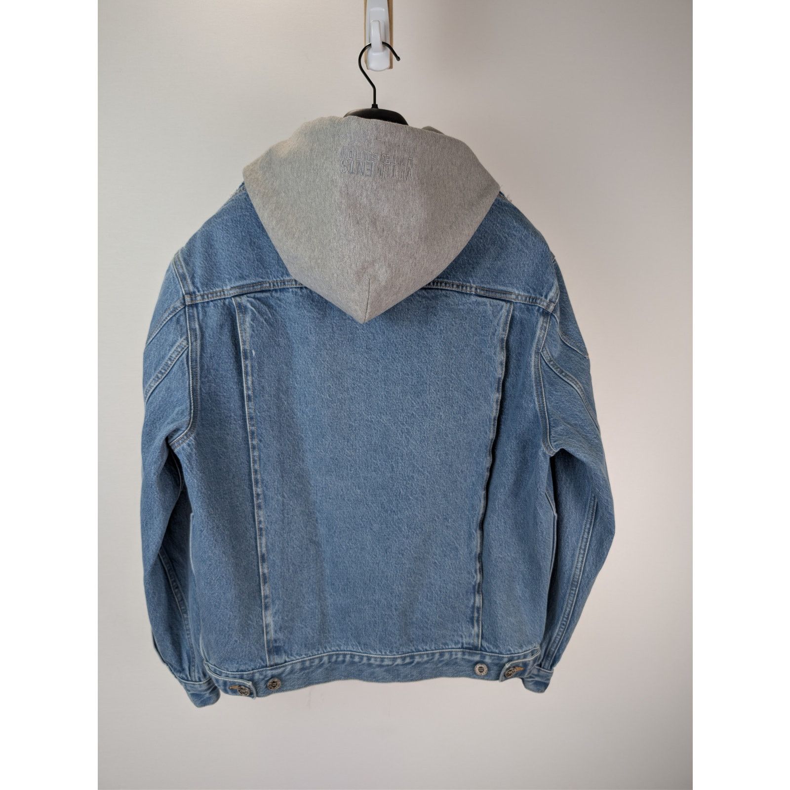 Vetements o1rshd1 Deconstructed Hooded Denim Jacket in Denim Mid Blue Size US M / EU 48-50 / 2 - 17 Thumbnail