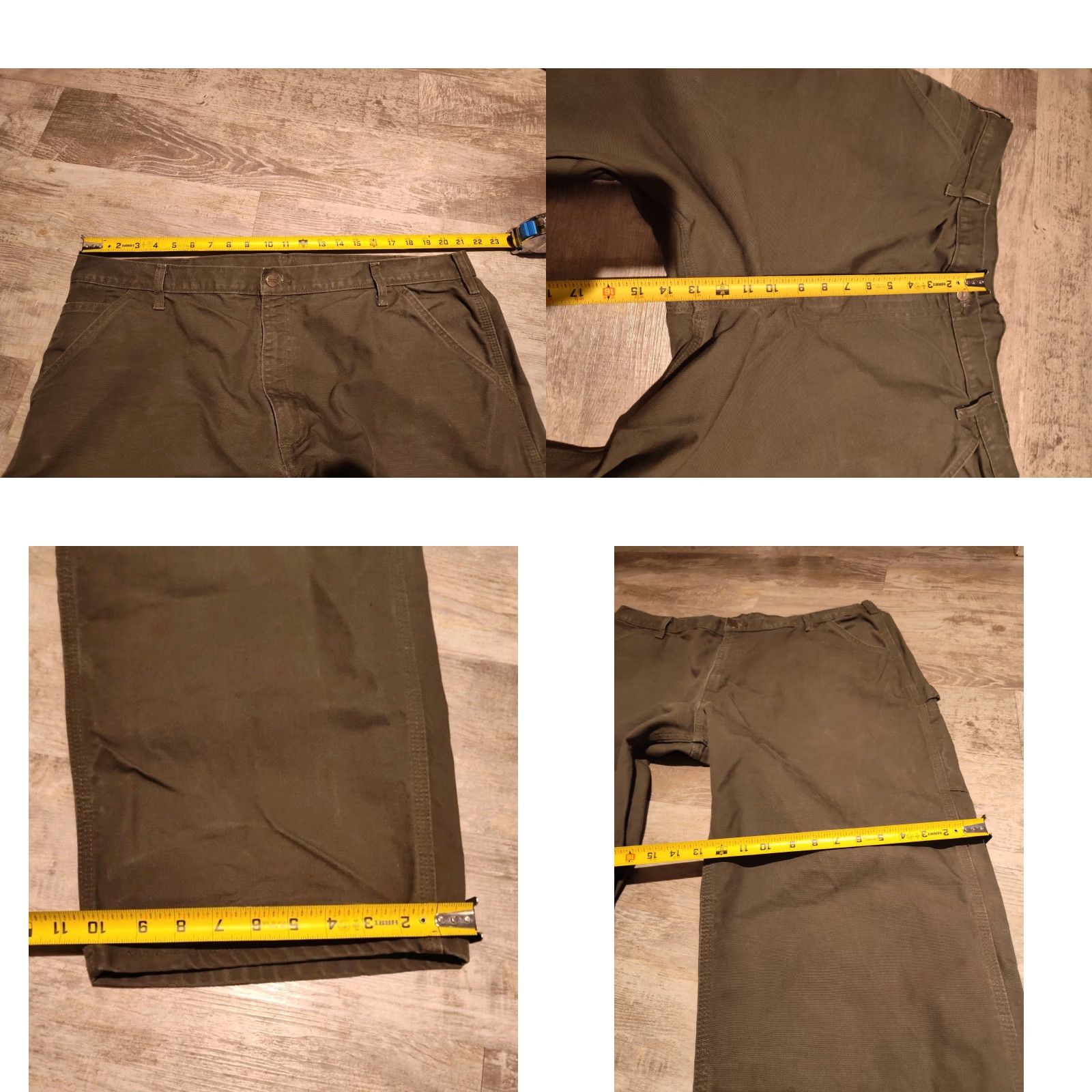 Carhartt Vintage Carhartt B11 MOS Men’s Carpenter Pants 42x32 Green Workwear Duck Canvas Size US 42 / EU 58 - 8 Thumbnail