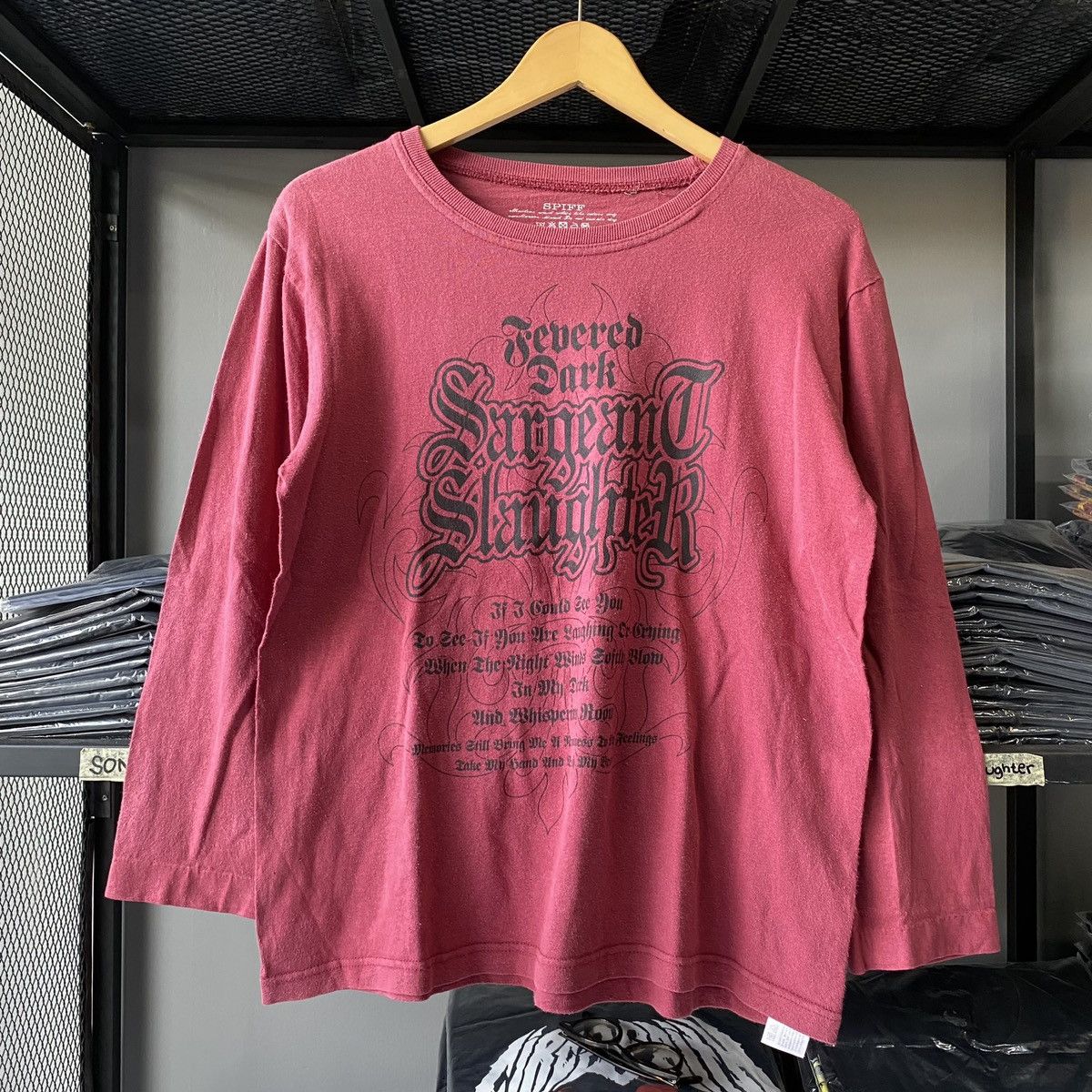 Beauty Beast × If Six Was Nine × Japanese Brand Japanese Poem Fevered Dark Sergeant Slaughter Long Sleeve Size US M / EU 48-50 / 2 - 2 Thumbnail