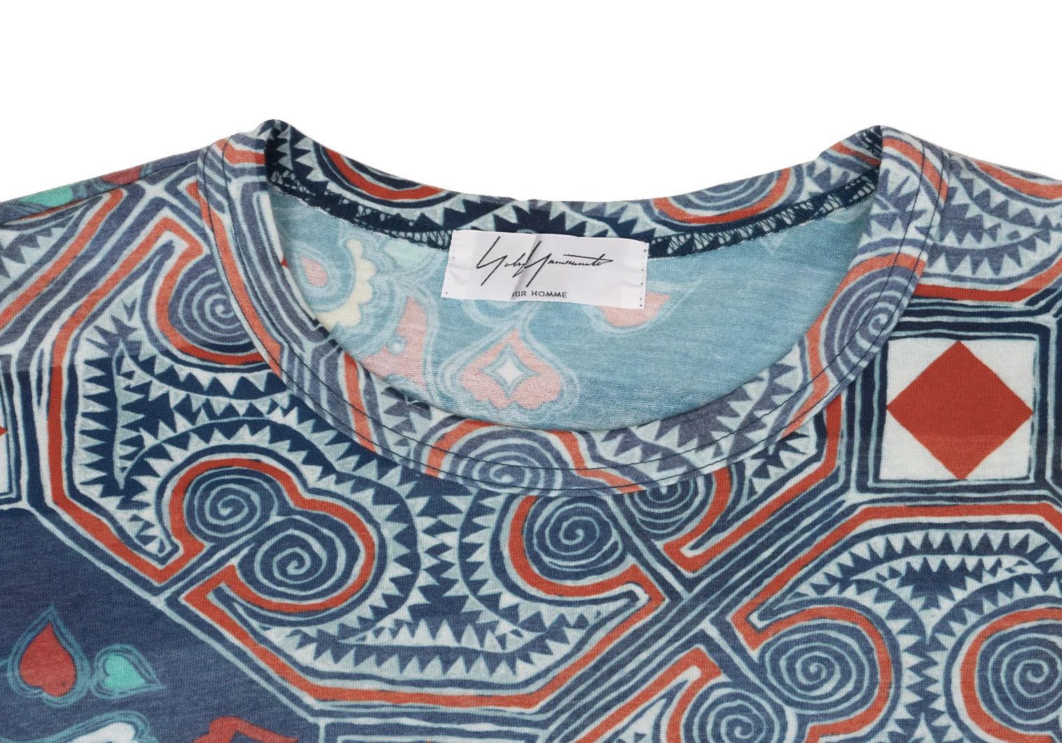 Yohji Yamamoto Yohji Yamamoto Waxed Tie-Dye Cotton Polyester T-Shirt Size US M / EU 48-50 / 2 - 3 Thumbnail