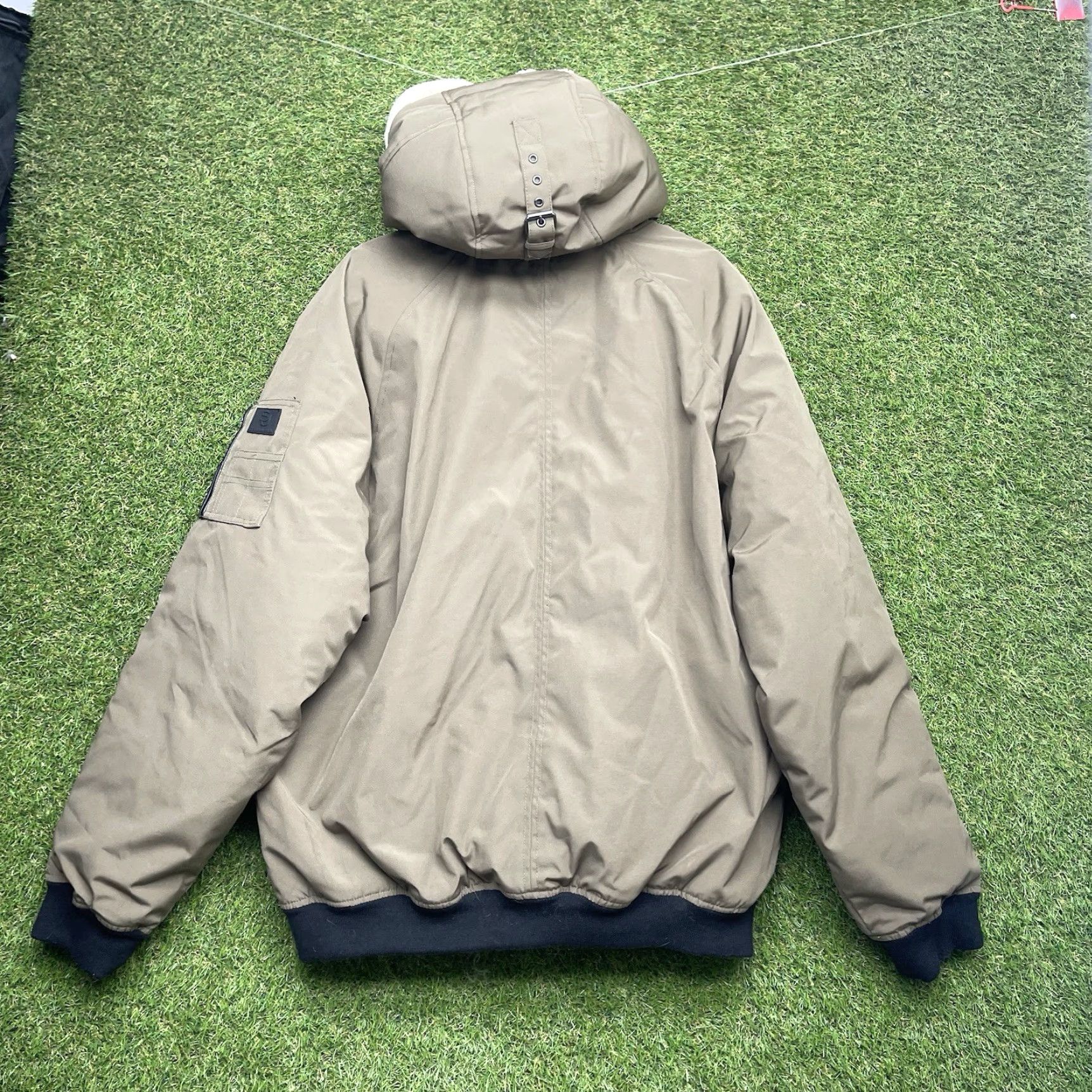 Sean John Sean John Puffer Jacket Mens 2XL Full Zip Hooded Lined Outdoor Beige Fur Trim Sherpa Zip Puffer Jacket Men 2XL Size 2XL Size US XXL / EU 58 / 5 - 2 Thumbnail