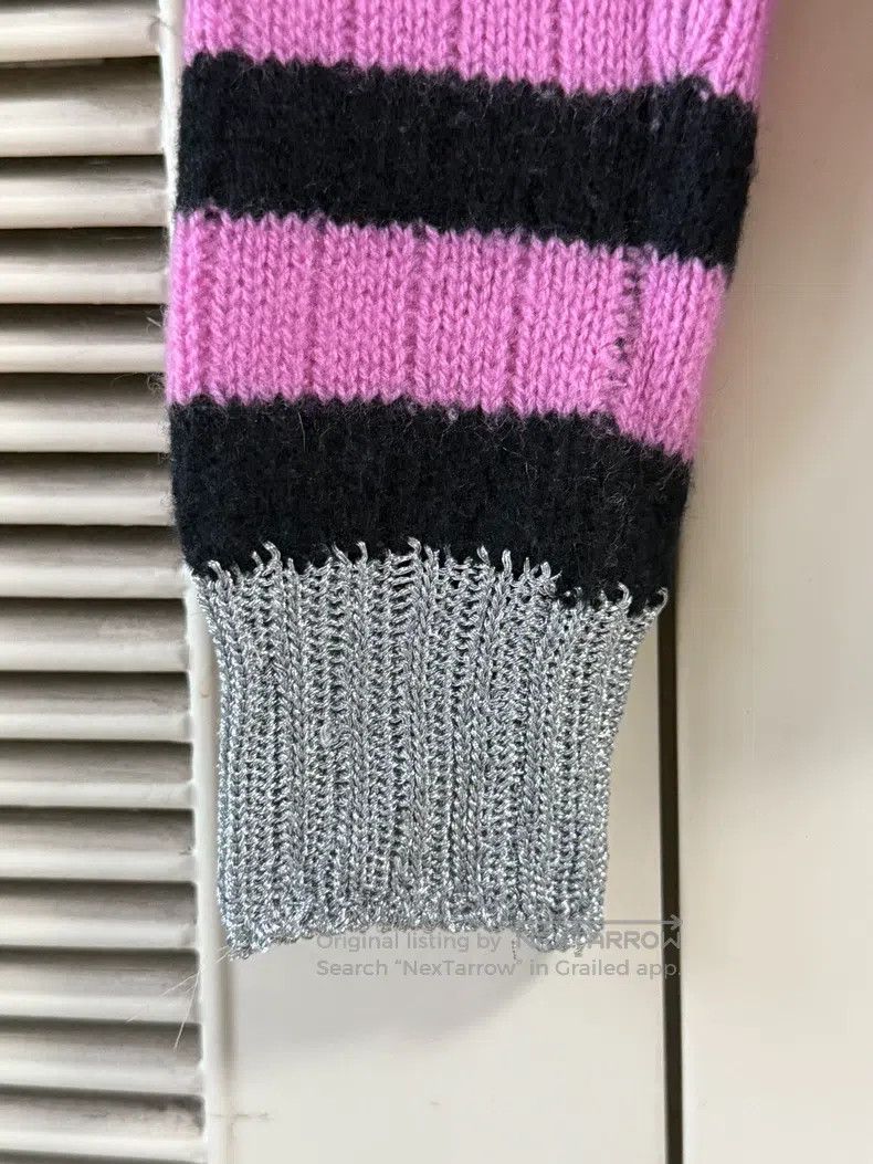 Gucci Gucci Pink striped cat embroidered sweater Size XS / US 0-2 / IT 36-38 - 6 Thumbnail