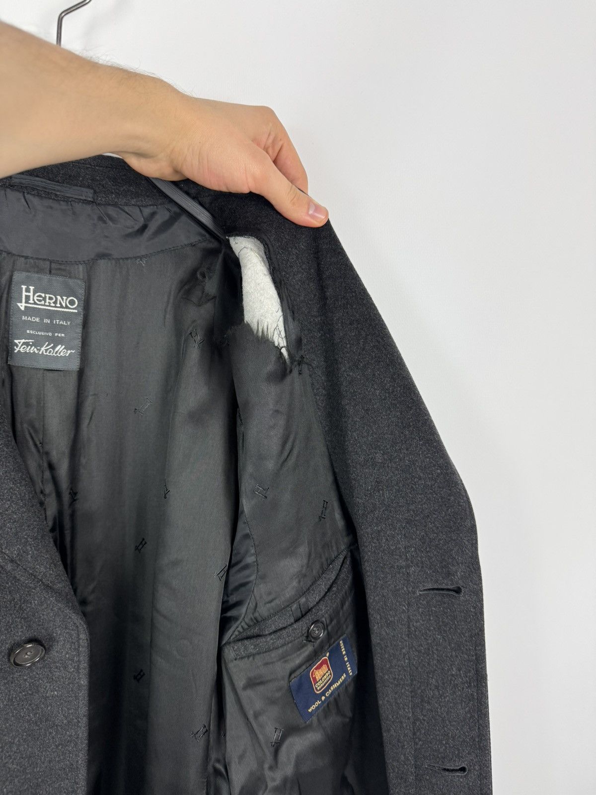 Herno Herno x Fein Kaller Wool/Cashmere Over Coat Size US M / EU 48-50 / 2 - 15 Thumbnail