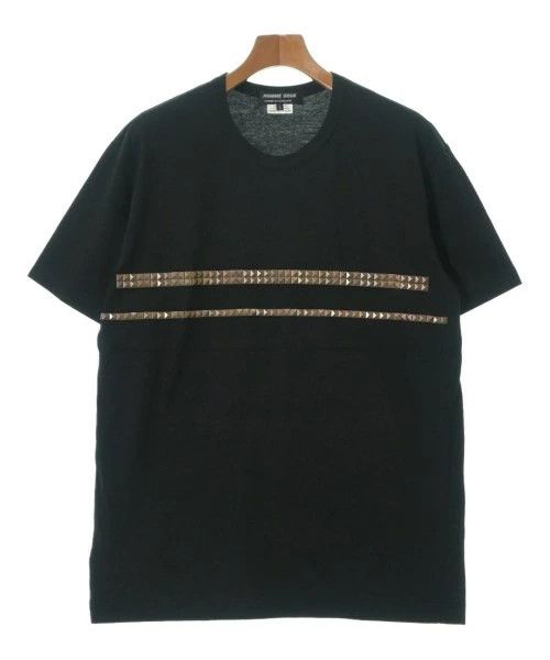 Comme des Garcons Homme Deux T-Shirts cut-and-sew short sleeve cotton crewneck Black Size US L / EU 52-54 / 3 - 1 Thumbnail