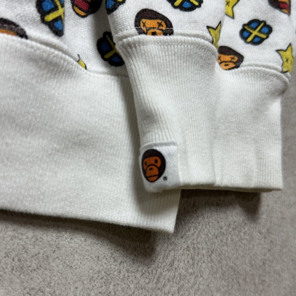 Bape × Kaws BAPE × kaws Milo monogram full zip hoodie a bathing ape Size US L / EU 52-54 / 3 - 3 Thumbnail