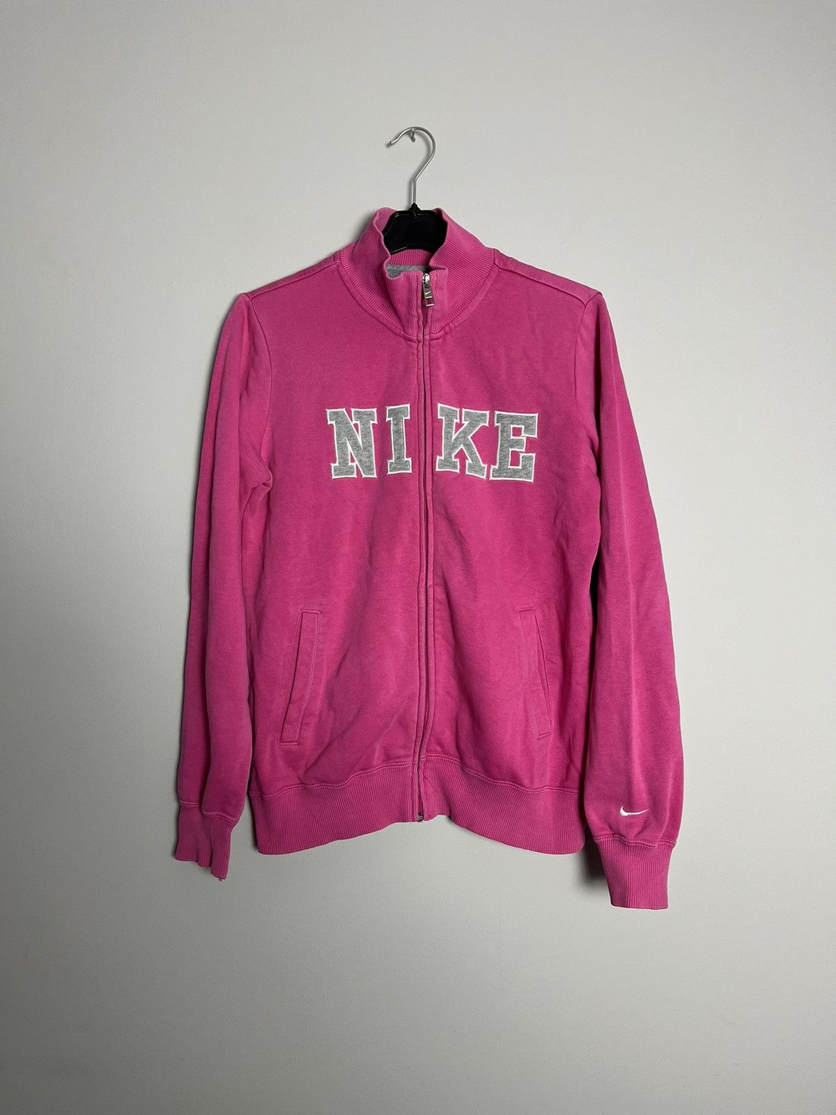 Vintage Vintage Nike spellout logo zip hoodie Size M / US 6-8 / IT 42-44 - 1 Thumbnail