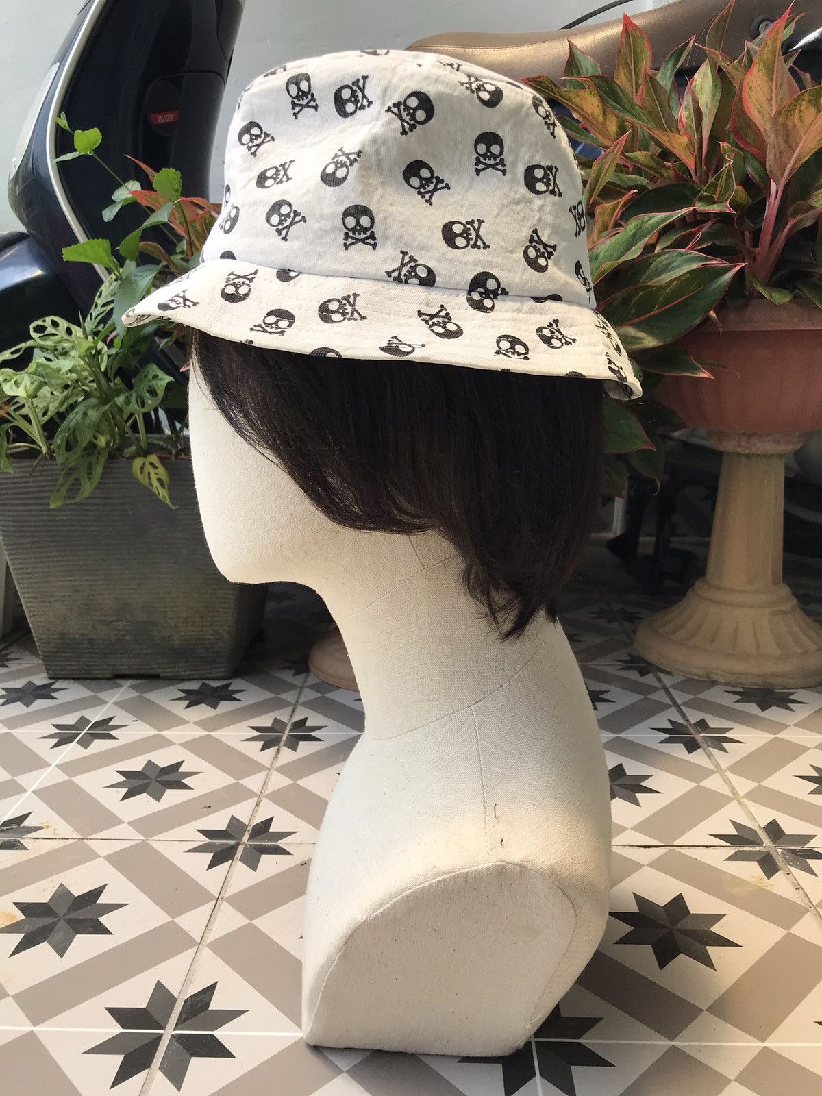 Japanese Brand × Vintage ( YOUTH ) SKULLS FEDORA BUCKETS HAT BY SAVEY Size ONE SIZE - 9 Thumbnail