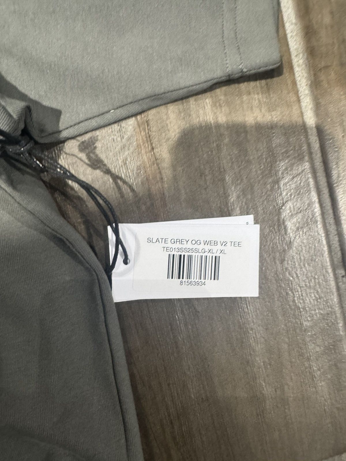 Sp5der Sp5der OG Web V2 TEE SLATE GREY Size US XL / EU 56 / 4 - 5 Thumbnail