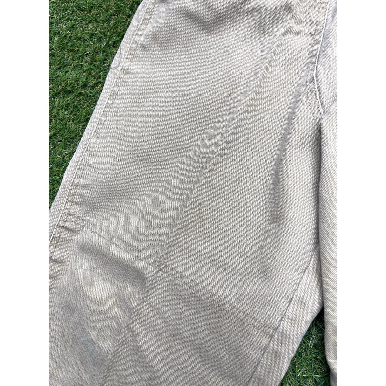Old Navy Old Navy Jeans Pants Mens 36 Long Canvas Carhartt B17 Distressed 5-Pocket Flat Front Baggy Tapered 36x33 Blue 100% Cotton Regular Mens Size US 36 / EU 52 - 4 Thumbnail