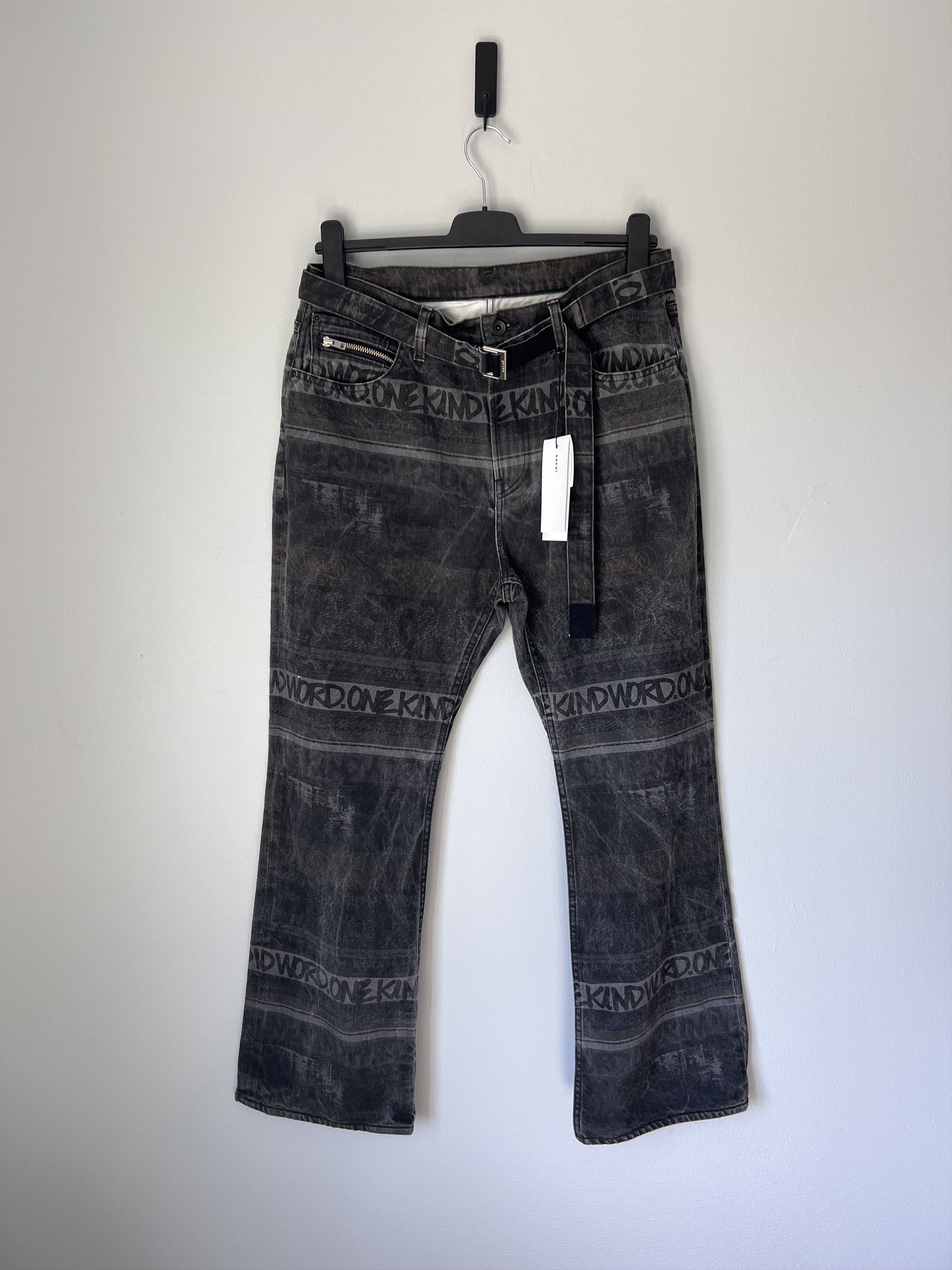 Sacai Sacai Eric Haze Denim Jeans in Black Size US 34 / EU 50 - 1 Thumbnail