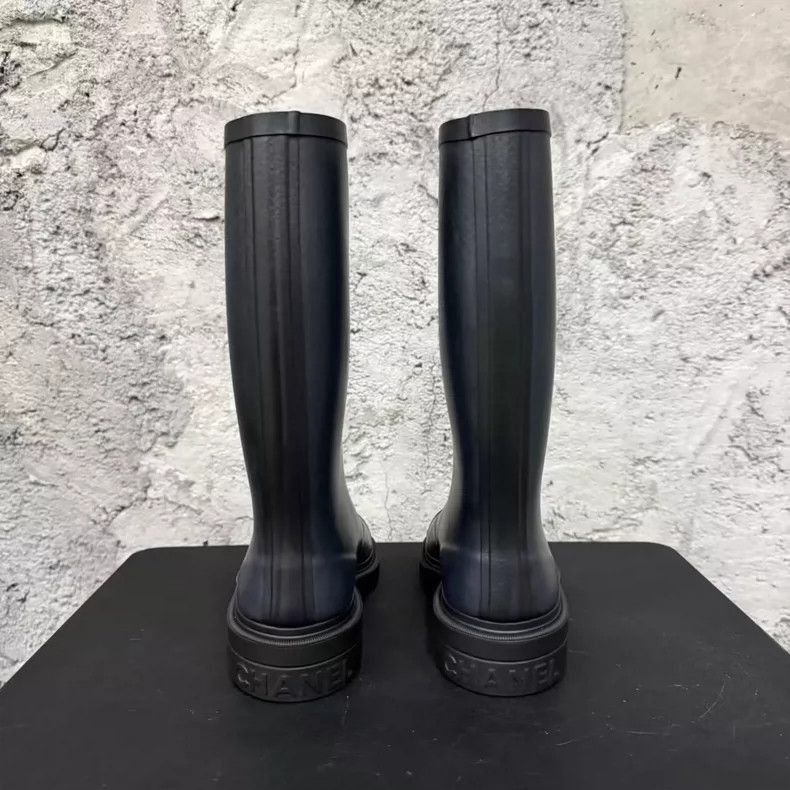 Chanel Chanel Rain Boots with Protective Coating-yf Size US 7.5 / EU 40-41 - 4 Thumbnail