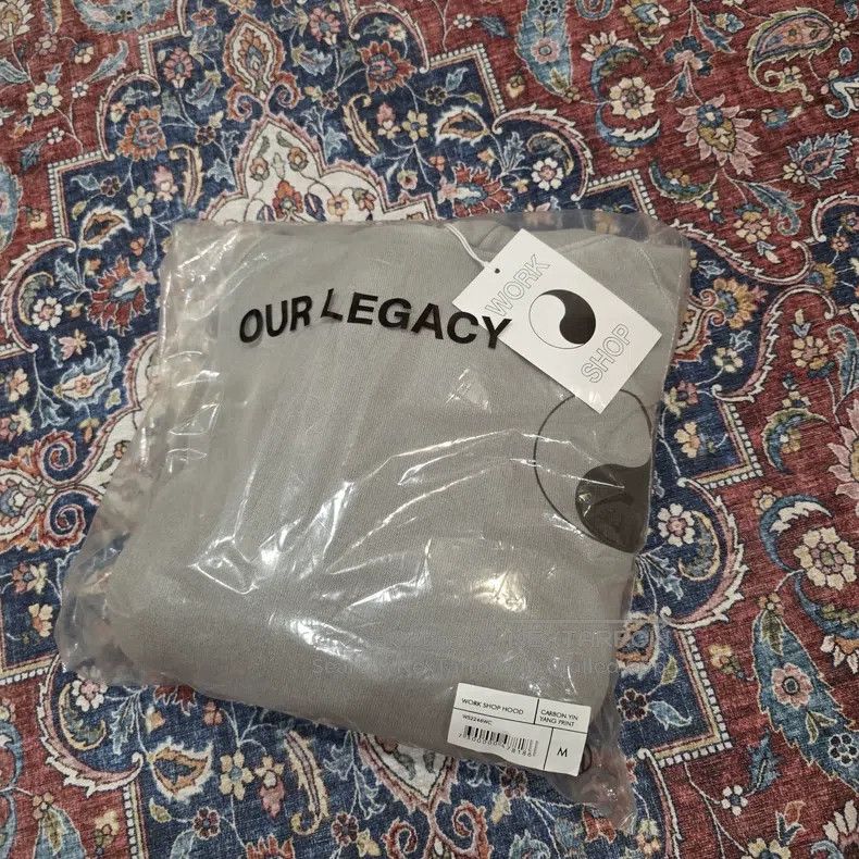 Our Legacy Our Legacy Hooded Long Sleeve Sweatshirt, Washed Gray Size US M / EU 48-50 / 2 - 7 Thumbnail