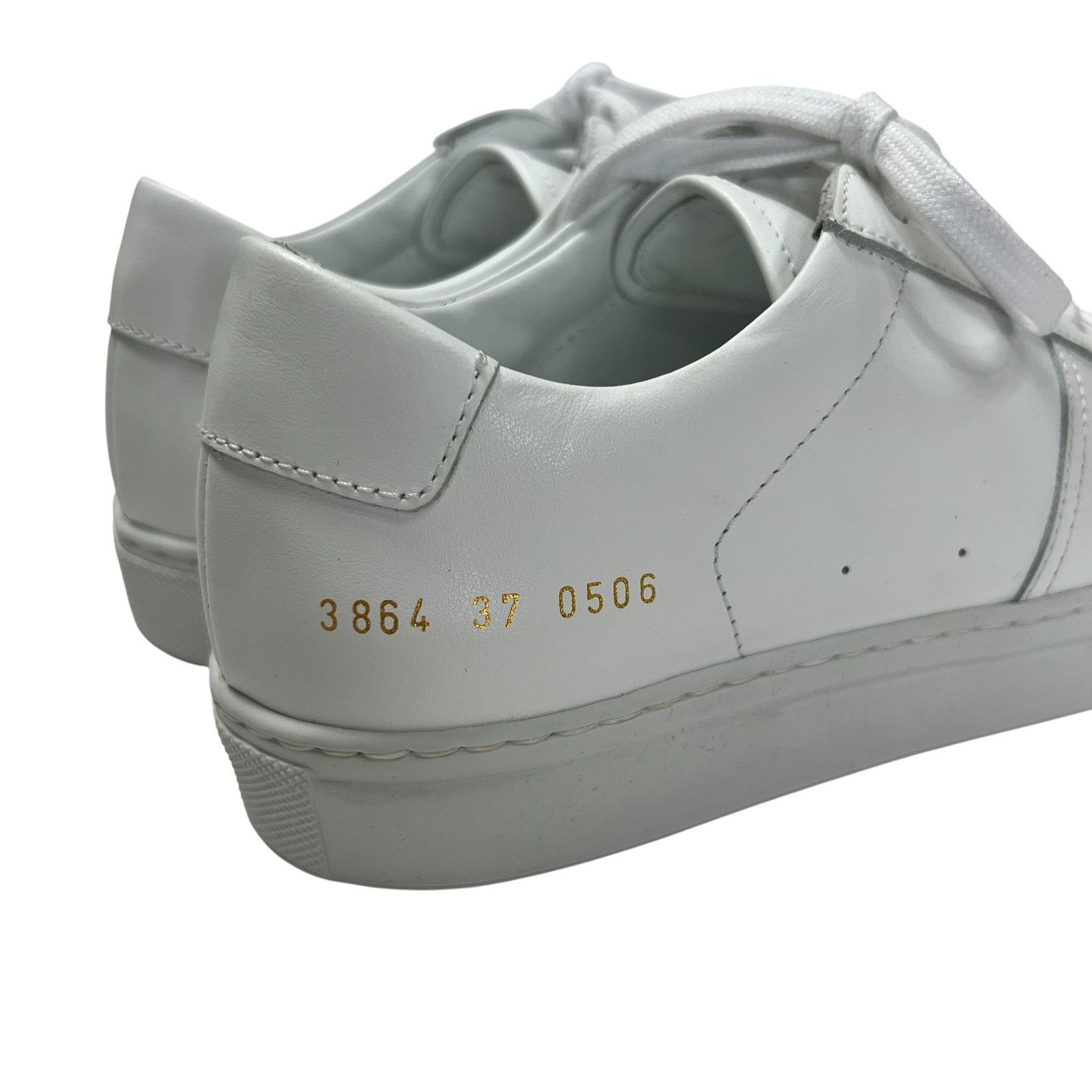 Common Projects Common Projects BBall Low White Leather Sneakers EU37 Size US 6.5 / IT 36.5 - 8 Thumbnail